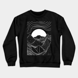 A dark seascape Crewneck Sweatshirt